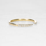 Half Band in Yellow Gold