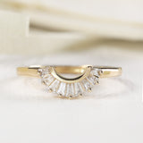 Baguette Curved Band