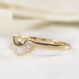 Baguette Curved Band