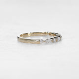 Alternating Marquise & Round Diamond Band
