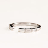 Baguette Diamond Open Band