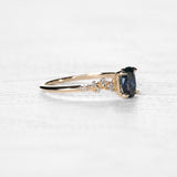 Moonlight with Oval Montana Sapphire