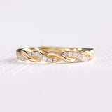 Twist Diamond Band