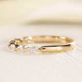 Shared Prong Marquise Band