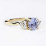 Ella with Icy Blue Sapphire