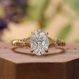 The Linden with Oval Diamond