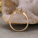 The Linden with Oval Diamond