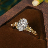 The Linden with Oval Diamond
