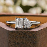 Toi et Moi Two Stone Ring