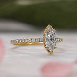The Buttercup with Marquise Cut