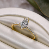 The Buttercup with Marquise Cut