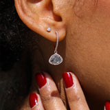 Diamond Slice Halo Hoops - One of A Kind