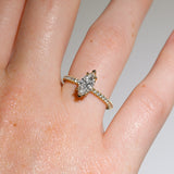 The Buttercup with Marquise Cut