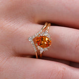 Julia with Mandarin Sapphire
