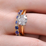 Blue Sapphire Band