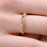 Twist Diamond Band
