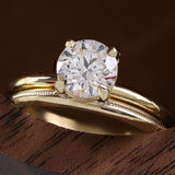Milgrain Wedding Band