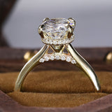 Celeste with Oval Diamond