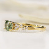 Horizon with Oval Montana Sapphire