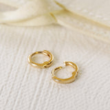 14K Gold Huggies