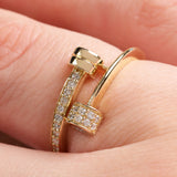 Double Nail Ring