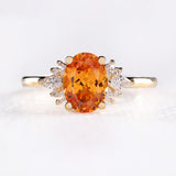 Julia with Mandarin Sapphire