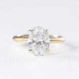 Celeste with Oval Diamond