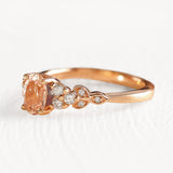 Naomi with Oval Morganite