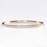 Bezel Emerald Cut Bangle