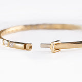 Bezel Emerald Cut Bangle