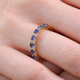 Blue Sapphire Band