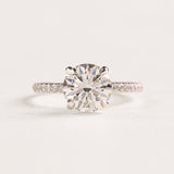 Cosmo with Round Cut in White Gold