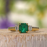 Emerald & Diamond Ring