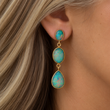 Ethiopian Opal Drop Earrings