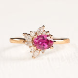 Margot with Oval Pink Sapphire