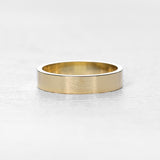 Flat Band in Yellow Gold