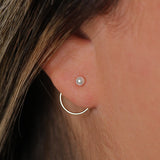 Pearl Swirl Earring