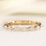 Shared Prong Marquise Band