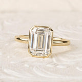 The Sloane with a Emerald Cut Diamond