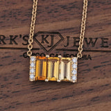 Ombre Citrine Necklace