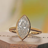 The Lilia with Marquise Cut