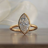 The Lilia with Marquise Cut