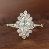 The Wren Marquise Diamond Ring