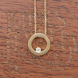Circle Diamond Necklace