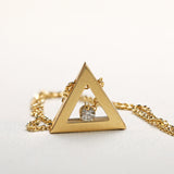 Triangle Diamond Necklace