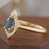 The Maisy with Teal Sapphire