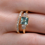 Baguette Diamond Pattern Ring
