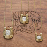 Art Deco Lab Grown Diamond Pendant
