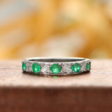 Emerald & Diamond Band