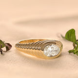 The Clara with Oval Diamond